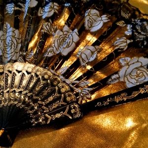 Lap Scarf and Hand Fan